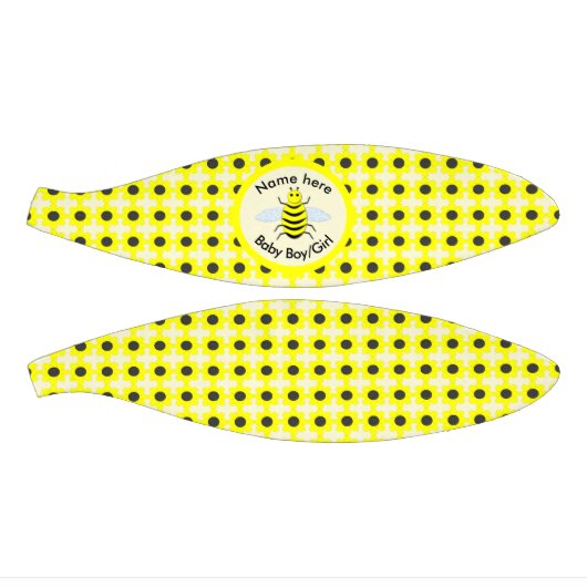 かわいいイエローベビービージェンダーリビールニュートラルカスタム ミニバスケットボール (パネル)