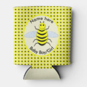 かわいいイエローベビービージェンダーリビールニュートラルカスタム 缶クーラー (正面)