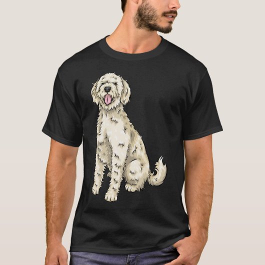 かわいいイエローラブラドールかわいい犬 Tシャツ (正面)