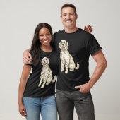 かわいいイエローラブラドールかわいい犬 Tシャツ (ユニセックス)
