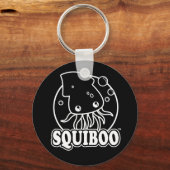 かわいいイカのキーチェーン キーホルダー (正面)