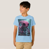 かわいいイカのゲーム動物 Tシャツ (正面フル)