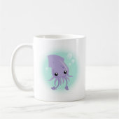 かわいいイカのコーヒーマグ コーヒーマグカップ (左)