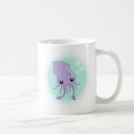 かわいいイカのコーヒーマグ コーヒーマグカップ