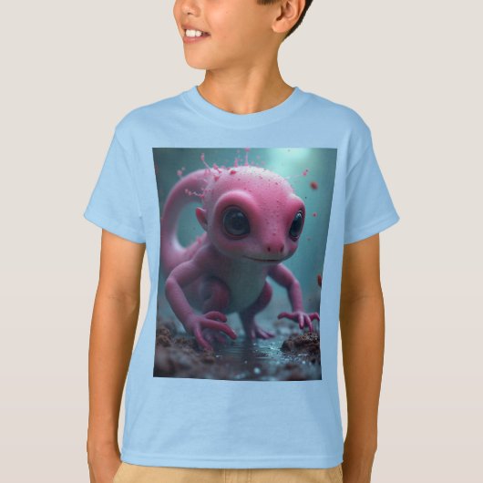 かわいいイカゲームの生き物 Tシャツ (正面)