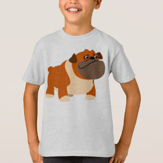 かわいいイギリスのブルドッグの子どもTシャツ Tシャツ