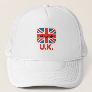 かわいいイギリス国旗 – かわいいイギリスデザイン キャップ
