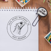 かわいいイグアナベビーこの本はキッズネームに属している セルフインキングスタンプ