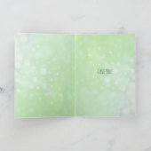 かわいいイタズラなリスパターン | 愛してる カード (内部)