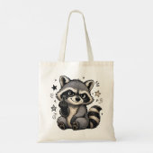 かわいいイタズラアライグマの態度 トートバッグ (裏面)
