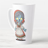 かわいいイタリアのゾンビ カフェラテマグ (左アングル)
