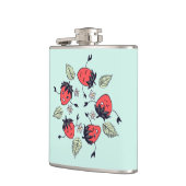かわいいイチゴかわいいフルーツ フラスク (左)