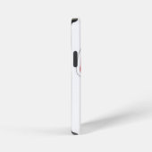 かわいいイチゴとピンクのリボンのリボン付きの美しいスパイラル iPhoneケース (右側面)