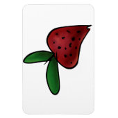 かわいいイチゴのイラスト マグネット (縦)