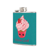 かわいいイチゴのカップケーキ フラスク (左)