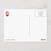 かわいいイチゴのカップケーキ ポストカード (裏面)