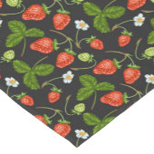 かわいいイチゴのキッチンデッキ ショートテーブルランナー (コーナー)