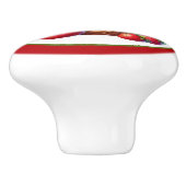 かわいいイチゴのチムンク愛好家 セラミックノブ (側面)