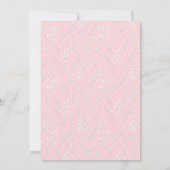 かわいいイチゴのトラックベリー甘い赤ちゃんシャワー 招待状 (裏面)