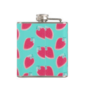かわいいイチゴのフルーツパターン フラスク (裏面)