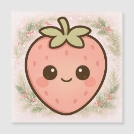 かわいいイチゴのマグネット