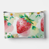 かわいいイチゴのレインボーバースデーパーティー アクセサリーポーチ (裏面)