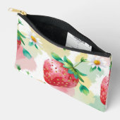 かわいいイチゴのレインボーバースデーパーティー アクセサリーポーチ (見開き)