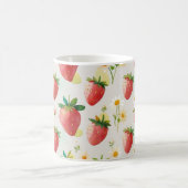 かわいいイチゴのレインボーバースデーパーティー コーヒーマグカップ (中央)