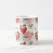 かわいいイチゴのレインボーバースデーパーティー コーヒーマグカップ (中央)