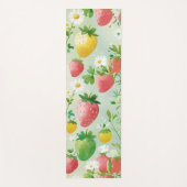 かわいいイチゴのレインボーバースデーパーティー ヨガマット (正面)