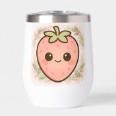 かわいいイチゴのワインチュンブラー (正面)