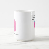 かわいいイチゴの恋心 - バレンタインデー コーヒーマグカップ (中央)