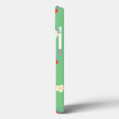 かわいいイチゴの花柄のスマホケース Case-Mate iPhoneケース (裏面 / 左)