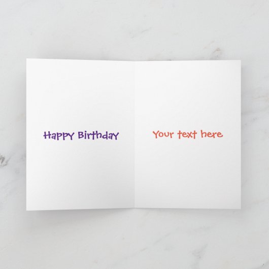 かわいいイチゴアイスクリームサンデー漫画 カード (内部)