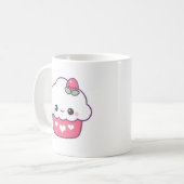 かわいいイチゴカップケーキ コーヒーマグカップ (正面左)