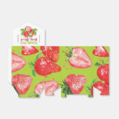 かわいいイチゴテーマ誕生日ありがとう フェイバーボックス (折り畳みなし)
