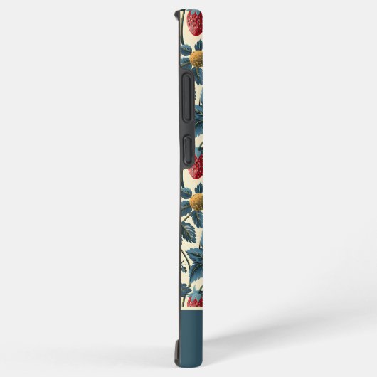 かわいいイチゴデザインと名前をカスタムする SAMSUNG GALAXYケース (右側面)