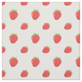 かわいいイチゴプリント綿 ファブリック (見本)