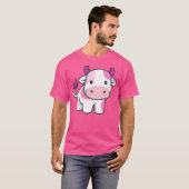 かわいいイチゴ乳牛 Tシャツ (正面フル)