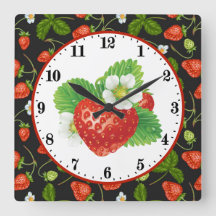 かわいいイチゴ好きのキッチン