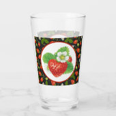 かわいいイチゴ愛好家のキッチン タンブラーグラス (裏面)