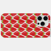 かわいいイチゴ柄のエステティック Case-Mate iPhoneケース (裏面 (横))