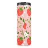 かわいいイチゴ柄の熱タンブラー タンブラー (裏面)