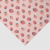 かわいいイチゴ柄シームレス 薄葉紙 (詳細)