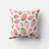 かわいいイチゴ柄 クッション (裏面)