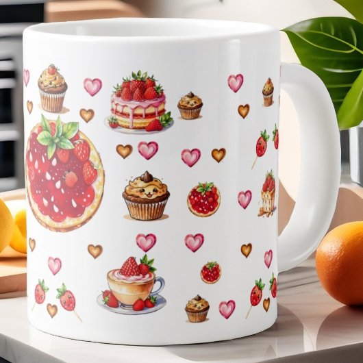 かわいいイチゴ💗🍓🥨 コーヒーマグカップ
