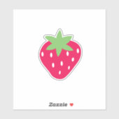 かわいいイチゴ シール (シート)