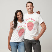 かわいいイチゴ、ベリーカワイイだじゃれ Tシャツ (ユニセックス)