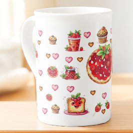 かわいいイチゴ💗🍓🥨 ボーンチャイナマグカップ
