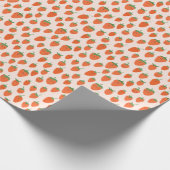 かわいいイチゴ：ヴィンテージ漫画のパターン ラッピングペーパー (角)